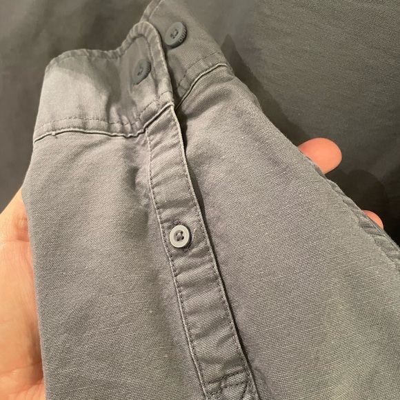 DU/ER Men’s Button Up Shirt - Greyish Blue Size L - Picture 6 of 9